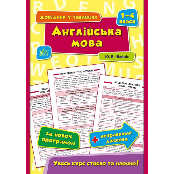 Довідник в таблицях. Англійська мова 1–4 класи