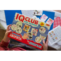 IQ-club для малюків. Навчальні картки. Кумедні звірята Ранок Навчальні та розвиваючі ігри для дітей від 3-х років